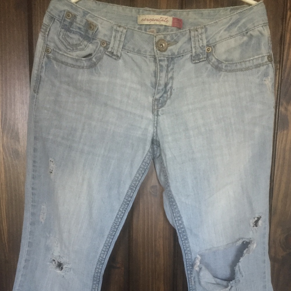 Aeropostale Hailey Skinny Flare Jeans